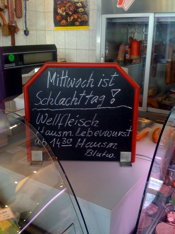 mittwoch_ist_schlachttag Mittwoch ist Schlachttag